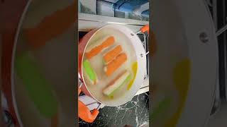 chawal ke colourful chips swadgharka recipe chawalkepapad food riceflourpapad cooking chawal [upl. by Rednal]