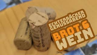 Genusserlebnis Wein Brot und Käse in unserer BackStube [upl. by Meenen25]