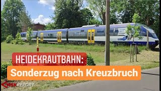 MSK REPORT 30  Heidekrautbahn Sonderzug nach Kreuzbruch [upl. by Naoh]