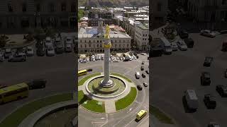 Tbilisi Georgia 🇬🇪 4K Drone Footageshorts [upl. by Schuman]