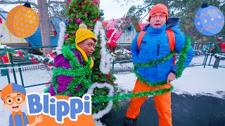 Blippi and Meekah Decorate a Christmas Tree Blippi and Meekahs Holiday Special [upl. by Theall]