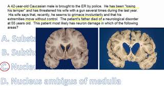 USMLE Questions Neurodegenerative diseases [upl. by Aivlys320]