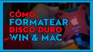 Cómo FORMATEAR DISCO DURO para WINDOWS y MAC [upl. by Birck]