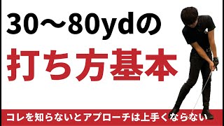 30～80ydの打ち方！！アプローチはコレを知らないと絶対に上手くなりません！☆安田流ゴルフレッスン [upl. by Eirffej]