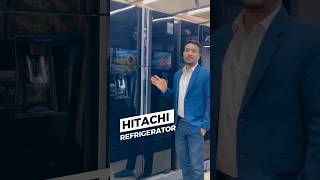 hitachi 4 door refrigerator। 2024। glass door। black fridge। hitachi [upl. by Bamford]