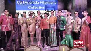 CARL ANDRADA Filipiniana Collection 100624 filipinofashion carmelodesigns azemedia [upl. by Eibo42]