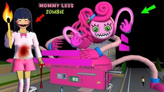 Mommy Long Legs Haunteds MIO Yuta at Denger Zone 😰 Sakura School Simulator Story 👺 [upl. by Gun]