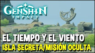 Misión oculta quotEl tiempo y el vientoquot Cómo llegar a la isla secreta de Mondstadt  Genshin Impact [upl. by Mij940]