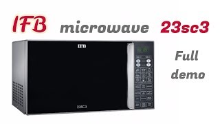 How to use IFB microwave 23sc3 full demo 🌞🌞🌞 [upl. by Robb]