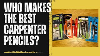 Mechanical carpenters pencils reviewed Pica Hultafors Thorvald Tracer and Ox all compared [upl. by Saraann267]