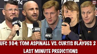 UFC 304 Tom Aspinall vs Curtis Blaydes 2 Last Minute Picks [upl. by Imim]