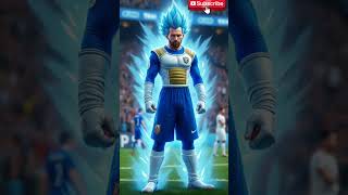 messi turns into super sayda blu ai shorts [upl. by Anelav468]