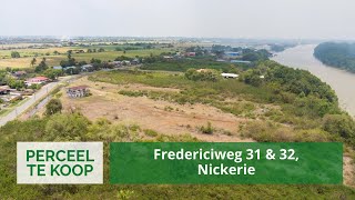 Fredericiweg 31 amp 32 • 16 ha Perceel te Longmay  Nickerie Suriname [upl. by Fitting]