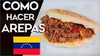 Como hacer AREPAS venezolanas ⚡ [upl. by Kariotta78]