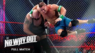 FULL MATCH  John Cena vs Big Show  Steel Cage Match WWE No Way Out 2012 [upl. by Adore]