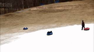 Snow Tubing Winter Vacation in Boone NC [upl. by Yacov250]