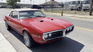 1968 Pontiac Firebird Exterior Driving [upl. by Pitts]