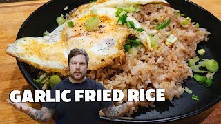 Amazing and Simple Garlic Fried Rice Sinangag [upl. by Dearr]