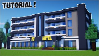 Cara Membuat Hotel Mewah amp Modern di Minecraft   Minecraft Modern Pt33 [upl. by Ayaj]