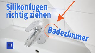 Silikonfugen erneuern im Badezimmer  Sanitärbereich ANLEITUNG für Anfänger amp Einsteiger geeignet👨‍🔧 [upl. by Dreddy516]