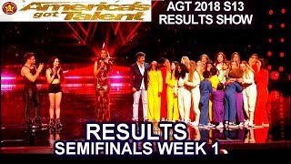 RESULTS SemiFinals 1 JUDGES SAVE Voices of Hope Duo Transcend Americas Got Talent 2018 AGT [upl. by Nnaynaffit]