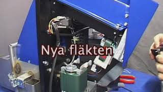 Janfire NH  Byte av fläkt [upl. by Aronos]