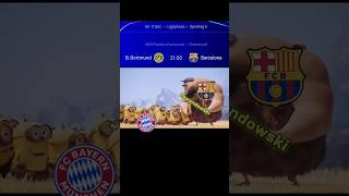 Champions League 2425 Liga Phase Spieltag Borussia Dortmund gegen FC Barcelona funny ucl Meme [upl. by Michaud]