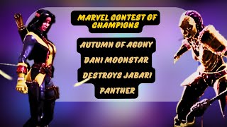 MCOC Dani moonstar demolishes Jabari Phanter Autumn of Agony [upl. by Ailemor]