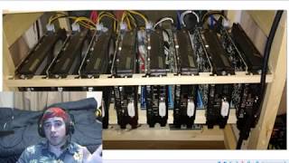 Current Mining Rig Setup Overview 16 GPUs 22  day rolling with Hive OS [upl. by Assen372]