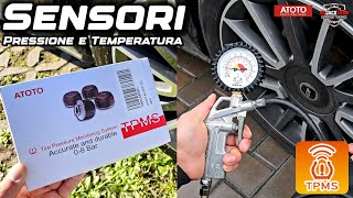 Installazione Sensori di Pressione e Temperatura Pneumatici TPMS ATOTO [upl. by Feldt931]