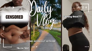 Working out while menstruating amp Weight Loss update  Trying to Lose 30 pounds EP3 🏋🏾‍♂️💪🏾🌸 [upl. by Angela283]