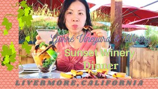 Livermore Winery Dinner  Garré Vineyard amp Winery  Bay Area Food Trips [upl. by Anilyx]