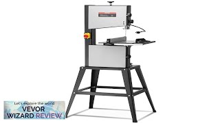 VEVOR Band Saw with Stand 10Inch 560 amp 1100 RPM TwoSpeed Benchtop Review [upl. by Etram547]