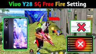 Vivo Y28 5G Free Fire Headshot Setting [upl. by Wellesley901]