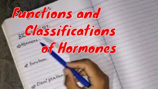 Hormones functions and classification of hormones basics [upl. by Newkirk]