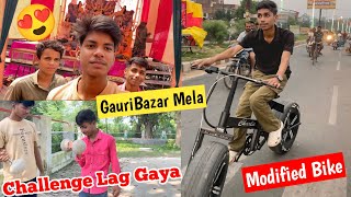 Finally Navratri ka Mela Lag Gaya 😍 Gauri Bazar Me Huaa Garba Dance Frist Time ❤️ Chanchal Vlogs [upl. by Sumaes]