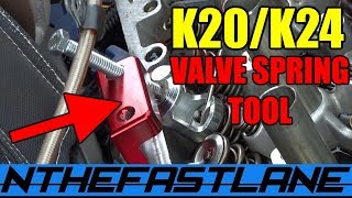 How To Replace Valve Springs amp Retainers On A Honda Kseries [upl. by Cindy]