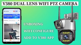 Adding V380 Dual Lens PTZ Camera to Your WiFi Network and V380 Pro App  Part 1 [upl. by Annaihs]