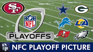 NFL Playoff Picture Wild Card Matchups Schedule Bracket Dates Times For 2024 NFL Playoffs  NFC [upl. by Michigan]