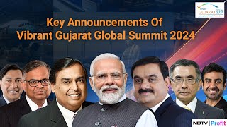 Vibrant Gujarat Summit Key Takeaways  NDTV Profit [upl. by Felecia210]