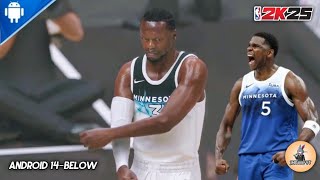 NBA2K25 Android  Console Quality  Gameplay  New Lineup  Julius Randle Timberwolves 2K24 MyTeam [upl. by Lebasi]