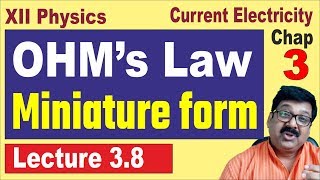 38  Miniature Ohms law  Ohms Law  Ohms law in Hindi  arvind academy [upl. by Nilyaj]