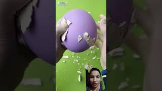 Ball squeeze in market satisfying satisfyingsqueezing oddlysatisfying squeeze balloon [upl. by Ainnos]