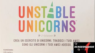 Unstable Unicorns  Regolamento [upl. by Odraude]