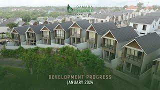 DEVELOPMENT PROGRESS JANUARY 2024 DAMARA VILLAGE JIMBARAN HIJAU [upl. by Kallman686]