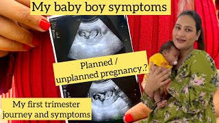 My baby boy symptoms First trimester symptoms and journey babyboy pregnancysymptoms pregnancy [upl. by Galatia]