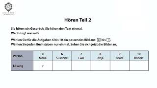 Model Test8 A2  German  A2 Goethe Exam Preparation  Languagebridge001 a2examgoethe [upl. by Scurlock]