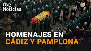 La VIUDA de uno de los GUARDIAS CIVILES ASESINADOS en BARBATE impide que MARLASKA imponga la MEDALLA [upl. by Llerot109]