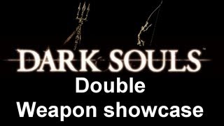 Dark souls Double weapon showcase Channelers trident amp Darkmoon bow [upl. by Eisseb]