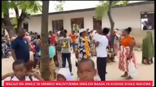 WAZAZI WA SHULE YA UBONGO NATIONAL HOUSING WAJAA SHULENI BAADA YA KUSIKIA SHULE HIYO INAUZWA [upl. by Newob175]